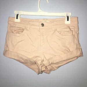 H&M Light Pink Jean Shorts